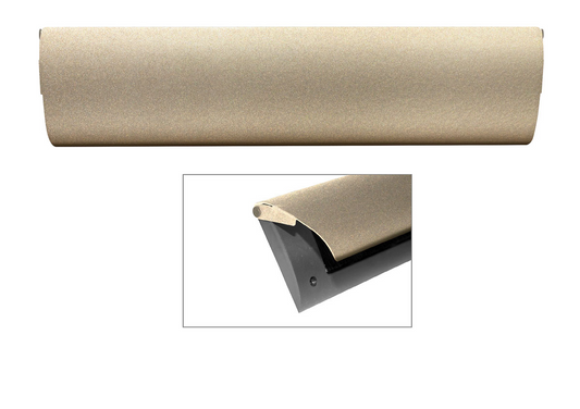 Tochtklep Champagne blend 86x345 mm – brievenbus binnenzijde | GPF