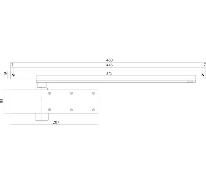 Einsteckschloss | GPF | weiß