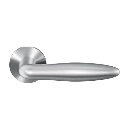 GPF Deurklinken sigaar-model op rozet - RVS