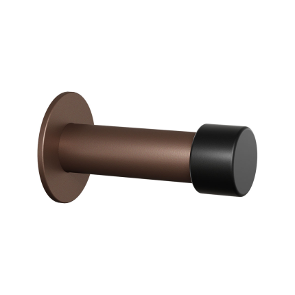 Deurstopper rozet rond 85mm | GPF | bruin