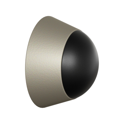 GPF Deurstopper rond 37,5x25mm - champagne