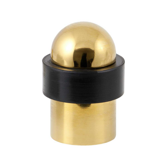 Deurstopper messing PVD rond 52x35 mm | GPF