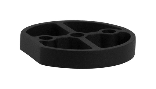 Verhogingsschijf deurstopper zwart 10x64 mm | GPF