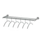 Intersteel Garderoberek incl. 6 kledinghangers - RVS | 1 meter breed