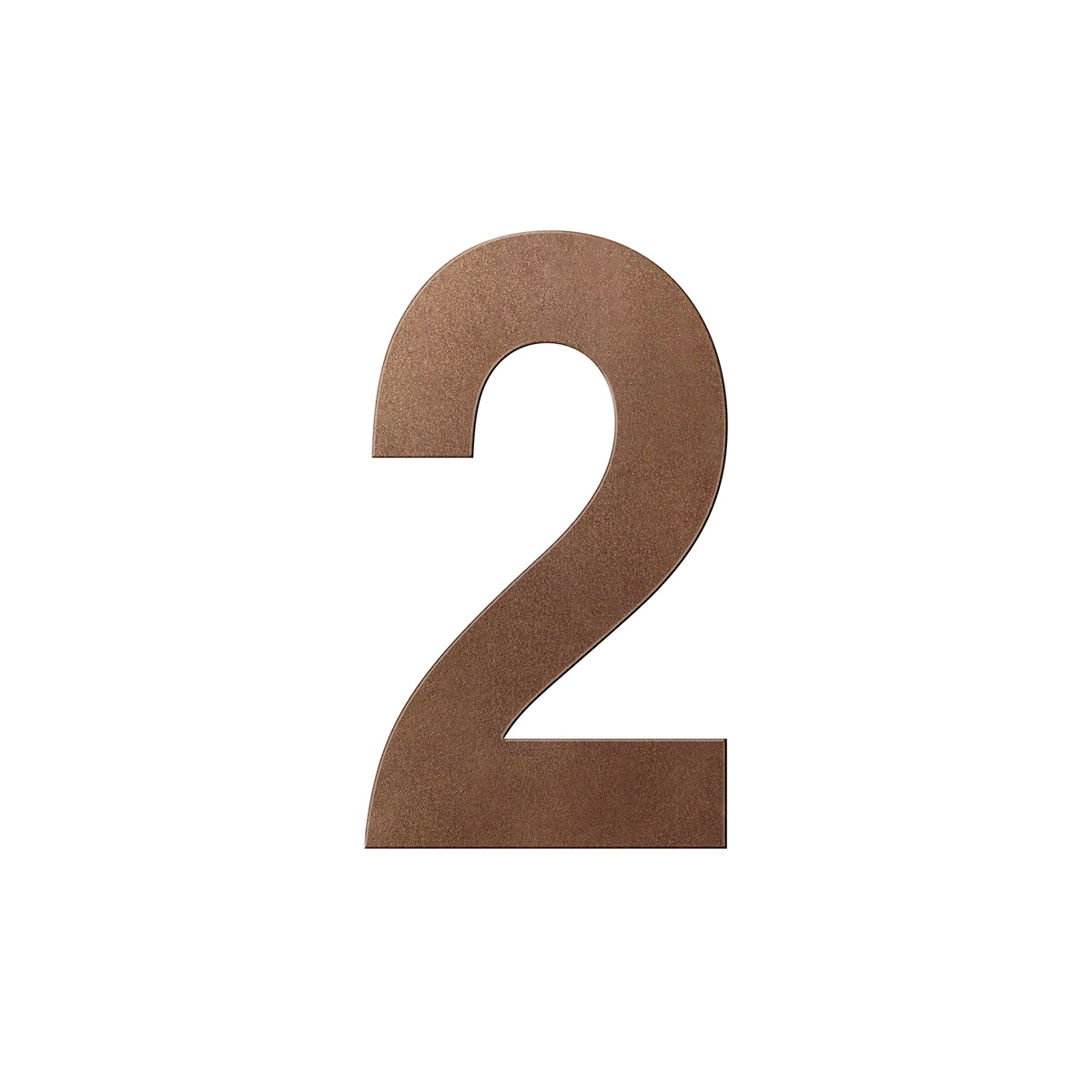 Huisnummers Bronze blend 250 mm (XL) – Anastasius | GPF