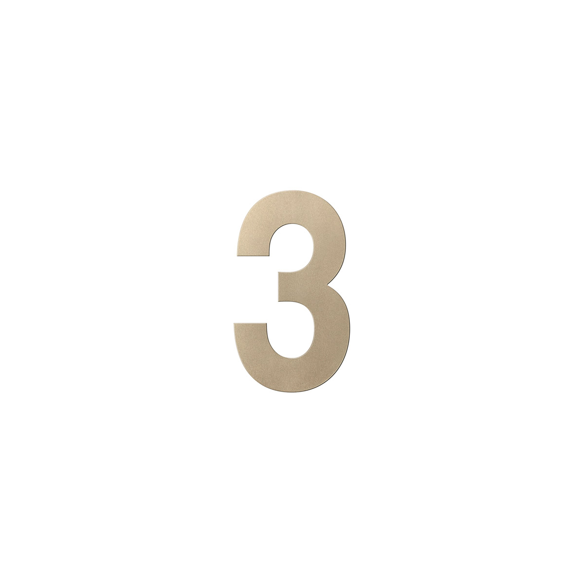 Huisnummers Champagne blend 150 mm – Anastasius | GPF