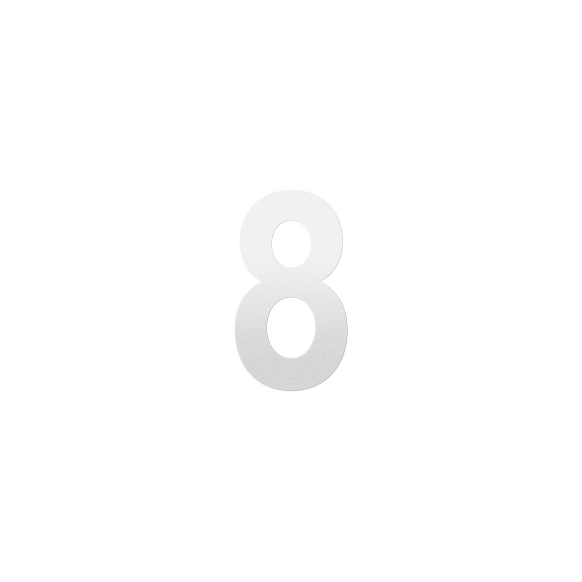 Huisnummers wit 150 mm – voordeur & gevel | GPF