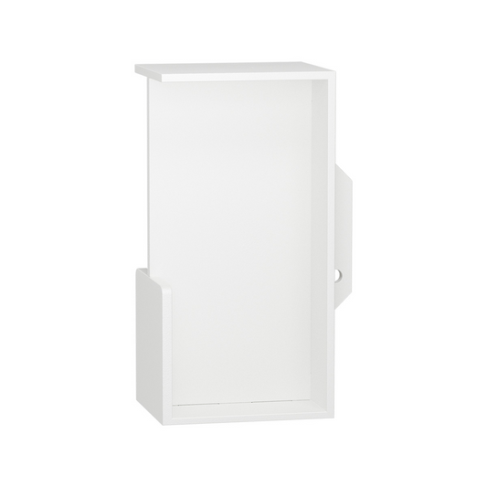 Inbouw schuifdeurkom rechthoekig wit 100x50x40 mm – deur in de wand