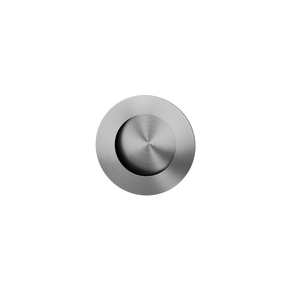 Schuifdeurkom rond RVS geborsteld Ø40–65 mm