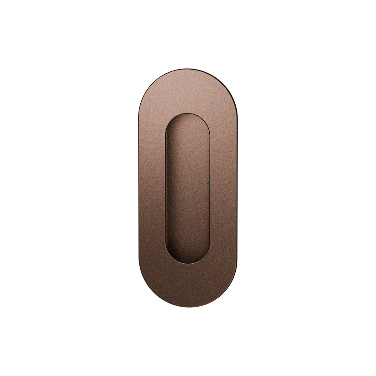 Schuifdeurkom ovaal Bronze blend 120x40–180x60 mm