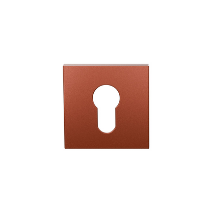 GPF Entree cilinderrozet vierkant Terra terracotta