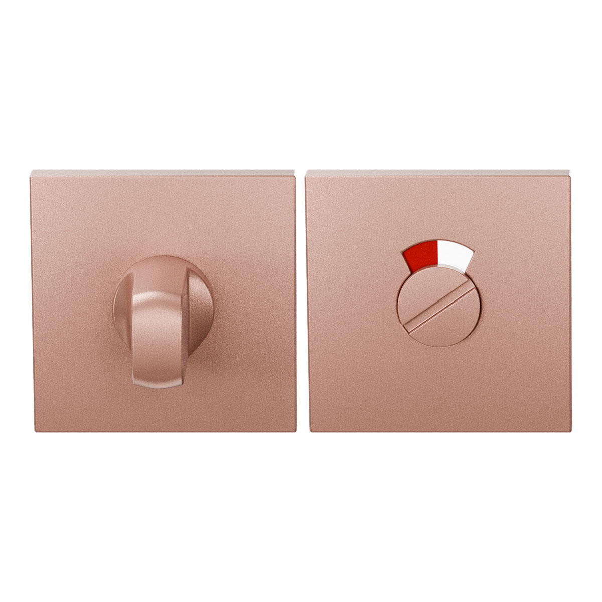 GPF Entree toiletsluiting vierkant Blush roze