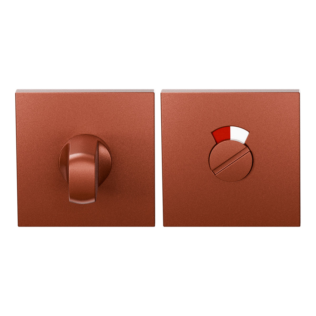 GPF Entree toiletsluiting vierkant Terra terracotta