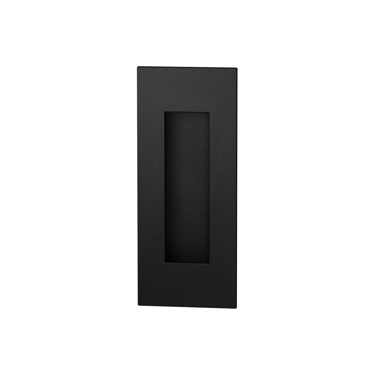 Schuifdeurkom rechthoekig zwart 120x40–180x60 mm