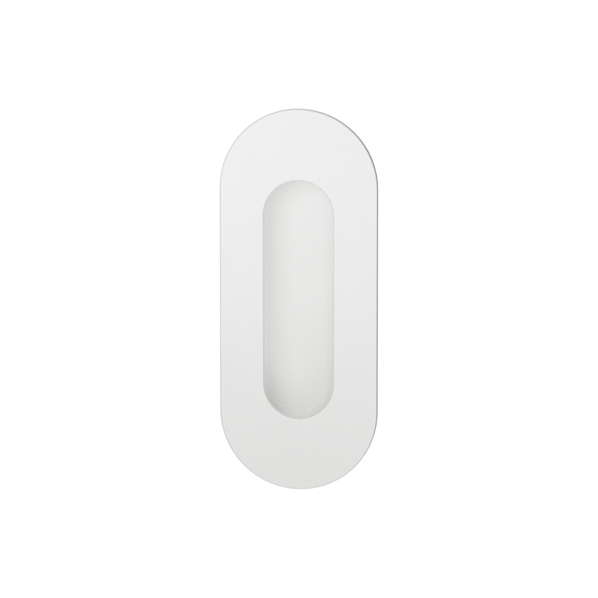 Schuifdeurkom ovaal wit 120x40–180x60 mm