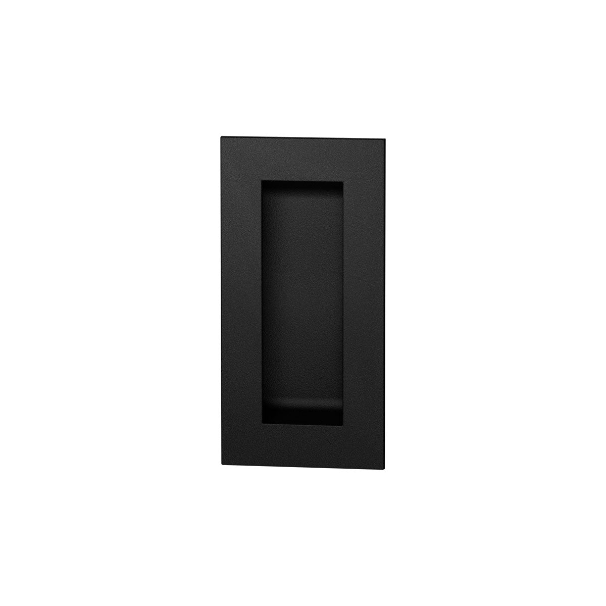 Schuifdeurkom rechthoekig zwart 102x51 mm