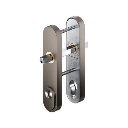 GPF hefschuifschilden SKG*** Afgerond 160 mm – greep binnen en buiten Mocca blend