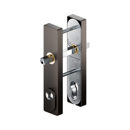 GPF hefschuifschilden SKG*** Rechthoekig 160 mm – greep binnen en buiten Dark blend