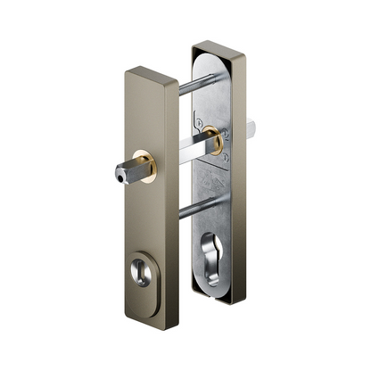GPF hefschuifschilden SKG*** Rechthoekig 160 mm – greep binnen en buiten Champagne blend