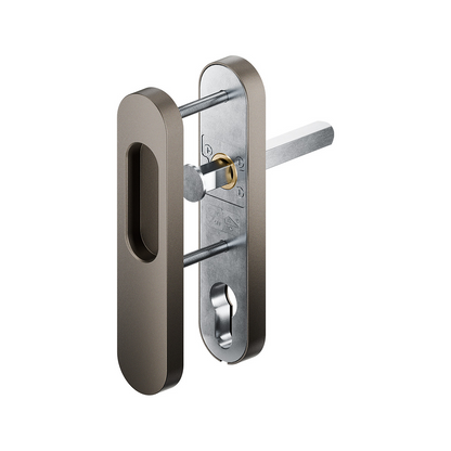 GPF hefschuifschilden SKG*** Afgerond 160 mm – greep binnen, kom buiten Mocca blend
