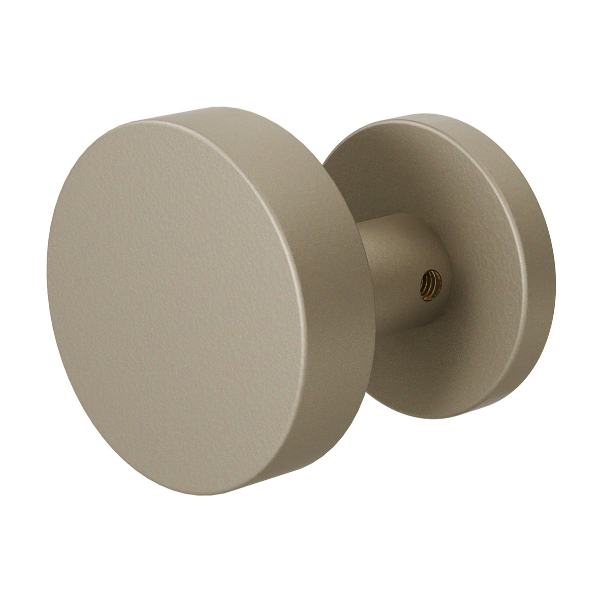 Knopkruk excentrische knop 60x16 mm op ronde rozet | GPF