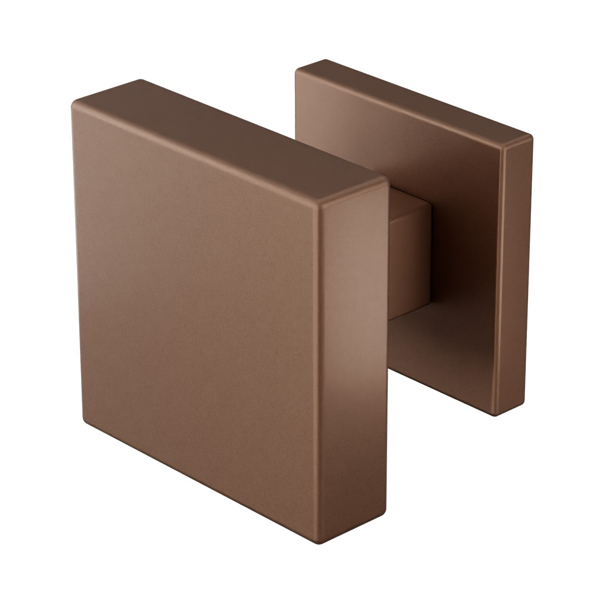 Knopkruk vierkant 60x60 mm op vierkante rozet | GPF