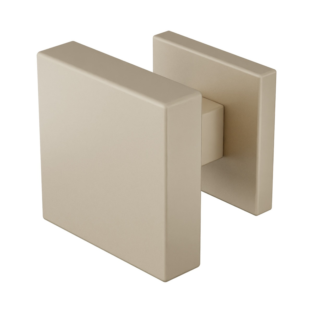 Knopkruk vierkant 60x60 mm op vierkante rozet | GPF