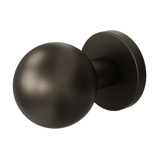 Knopkruk kogelknop 50 mm op ronde rozet | GPF