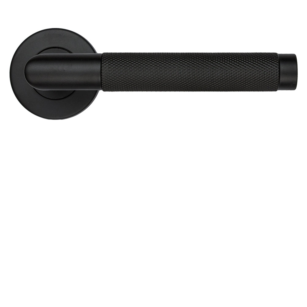 GPF Door Handles L-Hook Matte Black | Design Stainless Steel Rosette