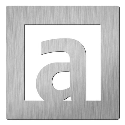 Hardbrass Huisnummers  - 150mm - RVS