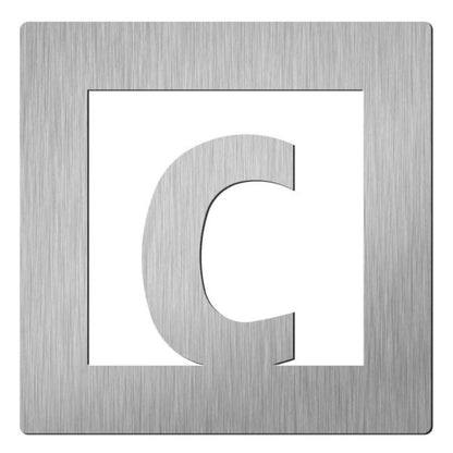 Hardbrass Huisnummers  - 150mm - RVS