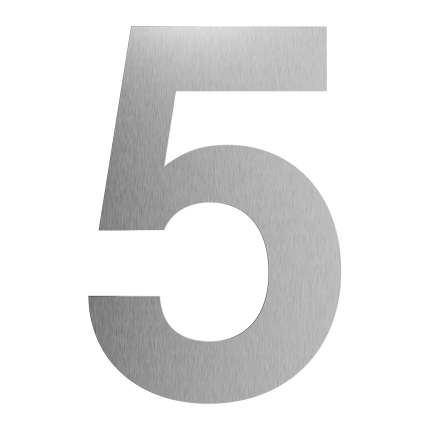 GPF Huisnummers XXL - 400mm - RVS