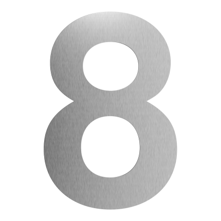 GPF Huisnummers XXL - 400mm - RVS