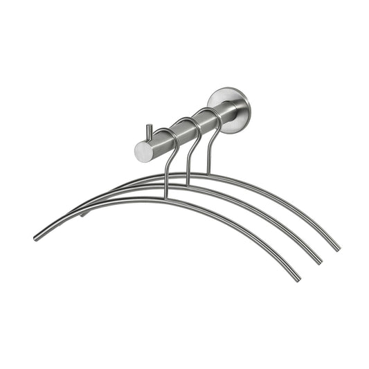 Intersteel Garderobersteun incl. 3 kledinghangers - RVS | 455 mm breed