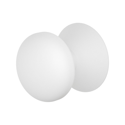 GPF  Voordeurknop paddenstoel op rond rozet - wit