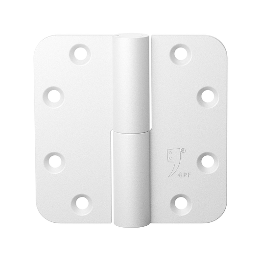 Paumelle 89x89 mm wit met ronde hoeken – GPF