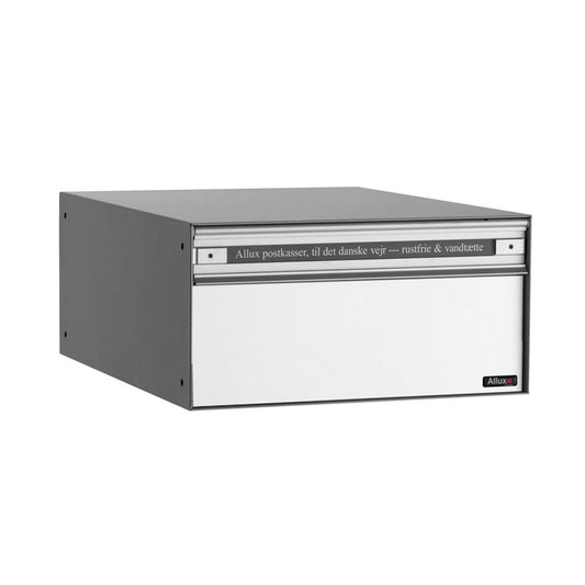 Brievenbus Allux PC1 Aluminium, Achteruitname
