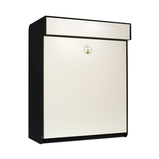 Brievenbus Grundform Zwart/wit