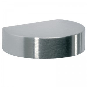 Meubelknop Disc geschuurd RVS Hardbrass