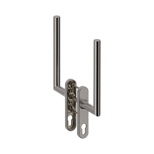 Hefschuifbeslag Toledo haaks RVS Hardbrass