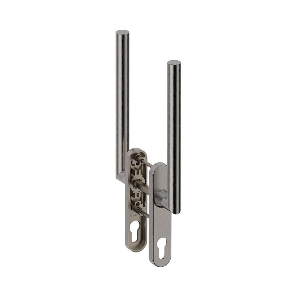 Hefschuifbeslag Toledo B extra ondiep RVS Hardbrass