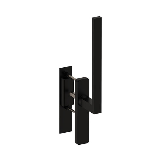 Hefschuifbeslag Phoenix haaks zwart blind Hardbrass
