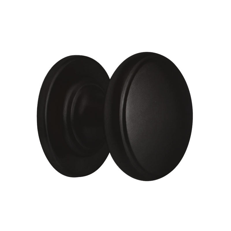 Voordeurknop Pragma 70 mm zwart