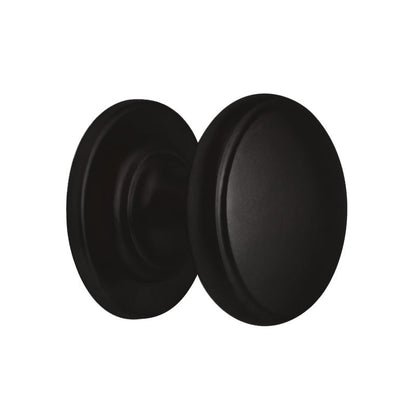 Voordeurknop Pragma 70 mm zwart