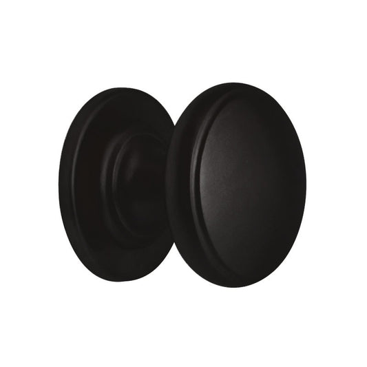 Voordeurknop Pragma 70 mm zwart