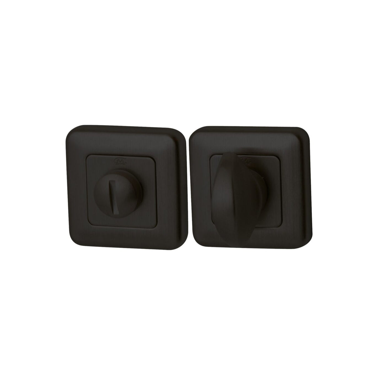 Qbe toiletsluiting PUURzwart Hardbrass