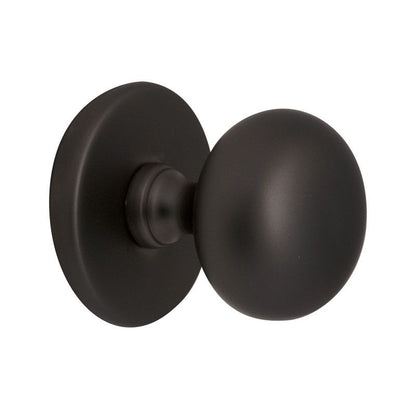 Voordeurknop Iris 72 mm zwart