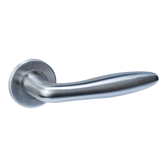 Intersteel Deurklinken sigaar model op rozet - RVS