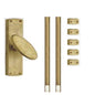 HB Raamespagnolet 3m - getrommeld messing