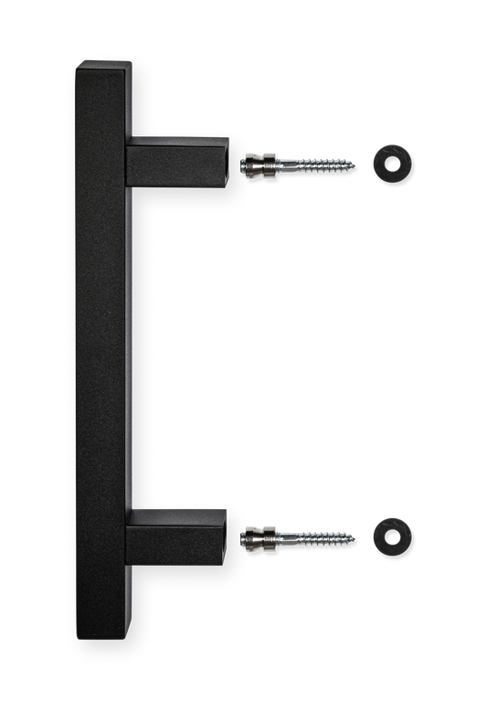 GPF Door handle T-model round - black (19 dimensions)